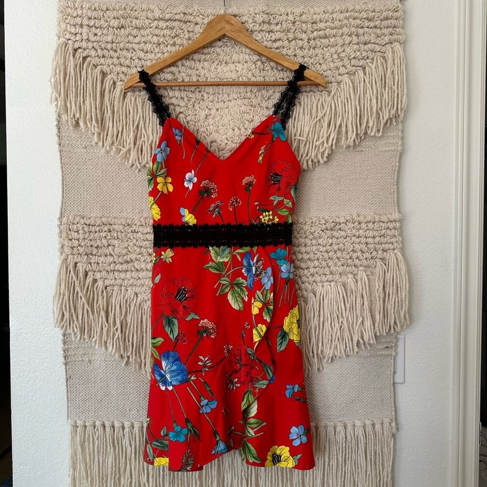 Alice + Olivia Kirby Spaghetti Strap Dress
